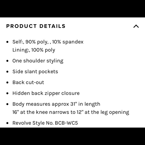 BCBGMAXAZRIA One-Shoulder Jumpsuit - Picture 5 of 5